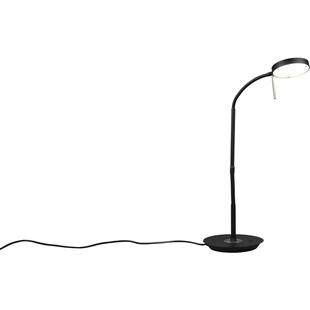 Lampa biurkowa Trio Monza czarna | Ściemniacz, LED