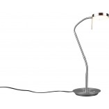 Lampa biurkowa Trio Monza - ściemniacz, nikiel | Kup teraz