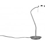 Lampa biurkowa Trio Monza - ściemniacz, nikiel | Kup teraz