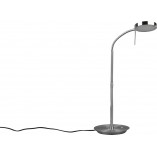 Lampa biurkowa Trio Monza - ściemniacz, nikiel | Kup teraz