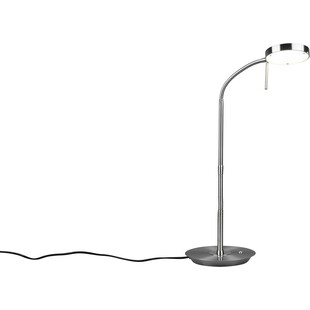 Lampa biurkowa Trio Monza - ściemniacz, nikiel | Kup teraz