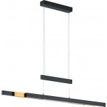 Lampa wisząca LED Trajan czarna 150cm - Trio | Nowoczesne oświetlenie
