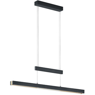 Lampa wisząca LED Trajan czarna 150cm - Trio | Nowoczesne oświetlenie