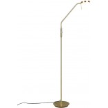 Lampa podłogowa LED Monza - złota, ze ściemniaczem | Trio