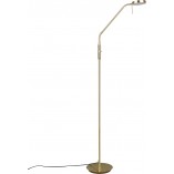 Lampa podłogowa LED Monza - złota, ze ściemniaczem | Trio