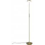 Lampa podłogowa LED Monza - złota, ze ściemniaczem | Trio