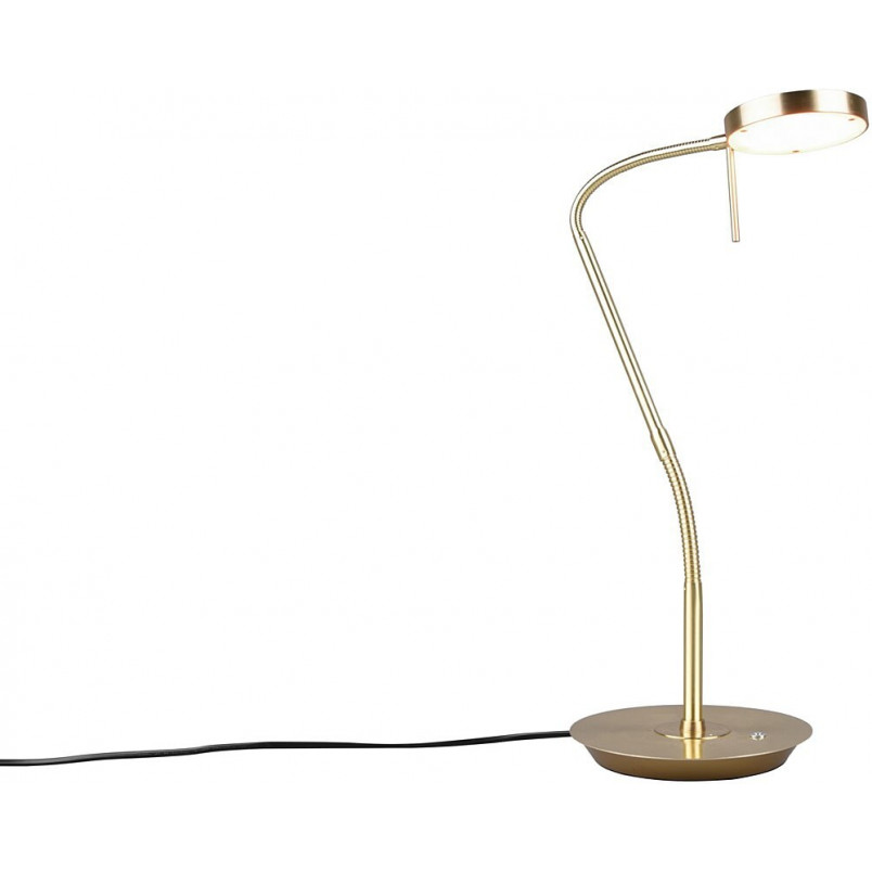 Lampa biurkowa Monza złota Trio - Ściemniacz | Trio