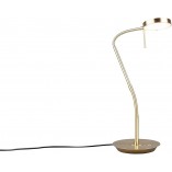 Lampa biurkowa Monza złota Trio - Ściemniacz | Trio