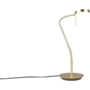 Lampa biurkowa Monza złota Trio - Ściemniacz | Trio