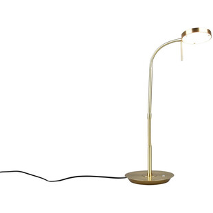 Lampa biurkowa Monza złota Trio - Ściemniacz | Trio