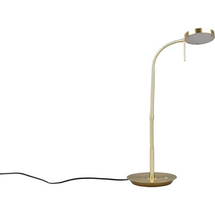 Lampa na biurko ze ściemniaczem Monza złota Trio