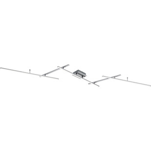 Lampa sufitowa nowoczesna z pilotem Arvin LED 245cm nikiel Trio