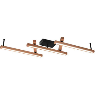 Lampa sufitowa drewniana z pilotem Bellari LED 180cm Trio
