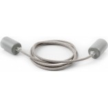 Lampa Wisząca Loft Metalowa Beżowa | Kolorowe Kable