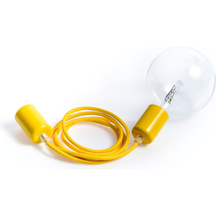 Lampa Wisząca Loft Żarówka - Kolorowe Kable | E27
