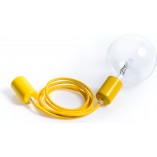 Lampa Wisząca Loft Żarówka - Kolorowe Kable | E27