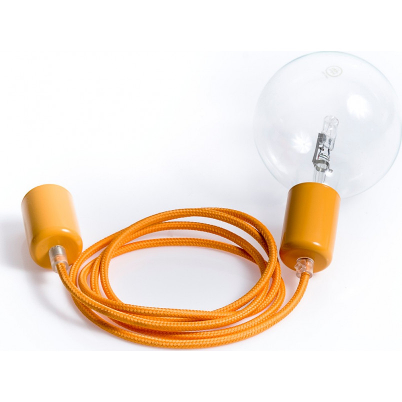 Lampa Wisząca Loft Pomarańczowa | Kolorowe Kable
