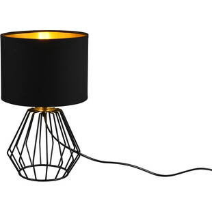 Lampa stołowa czarna Reality Chuck | Loftowa lampa na stół