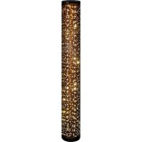 Lampa podłogowa LED czarno-złota Reality | Eleganckie oświetlenie
