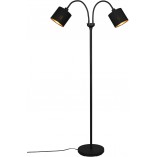 Lampa podłogowa Tommy czarno-złota | Reality - Eleganckie oświetlenie