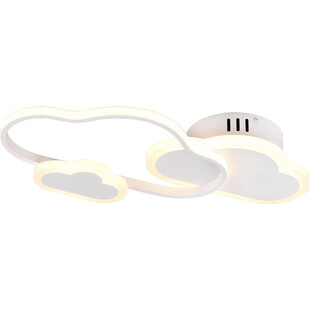 Plafon dziecięcy chmurka z pilotem Cloudy LED 52cm biały Reality