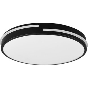 Plafon z pilotem i ściemniaczem Tacoma 40cm LED czarny Reality