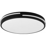 Plafon LED czarny z pilotem | Reality Tacoma 40cm