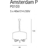 Lampa Wisząca Glamour Amsterdam | MaxLight - Elegancki Design