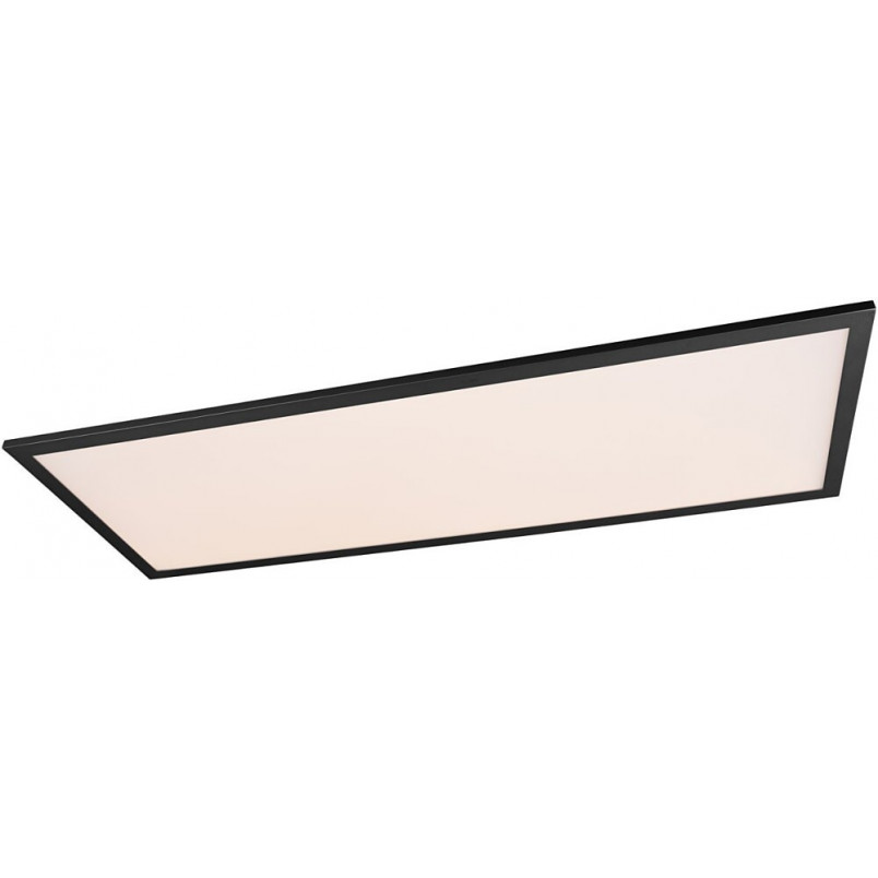 Plafon LED czarny z pilotem Gamma 80x29cm - Reality