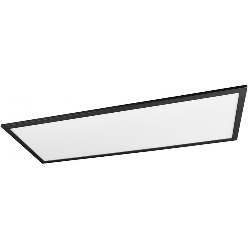 Plafon LED czarny z pilotem Gamma 80x29cm - Reality