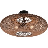 Plafon rattanowy boho Hedda | Trio - Stylowe oświetlenie