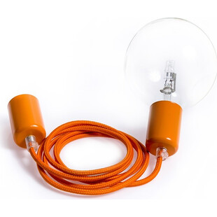 Lampa Wisząca Loft Pomarańczowa | Kolorowe Kable