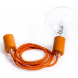 Lampa Wisząca Loft Pomarańczowa | Kolorowe Kable