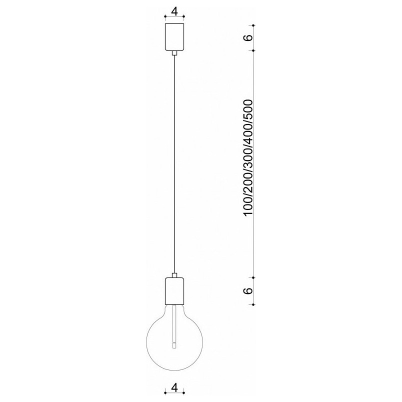 Lampa Wisząca Loft Fioletowa | Kolorowe Kable