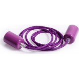 Lampa wisząca Loft Fioletowa E27 | Kolorowe Kable