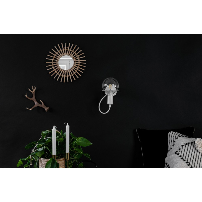 Kinkiet Loft Metal Biały Kolorowe Kable | Kup Teraz!