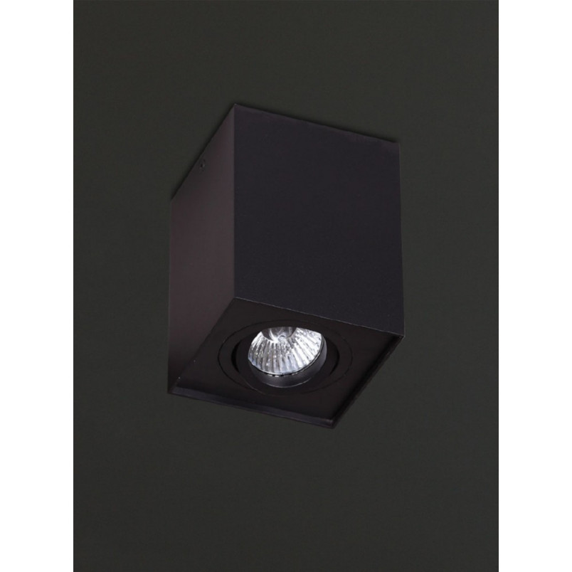 Lampa spot Basic Square czarna | MaxLight - Nowoczesne oświetlenie