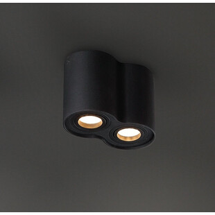 Lampa spot tuba Basic Round czarna | MaxLight - Oświetlenie