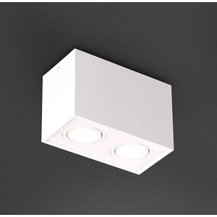 Lampa spot Basic Square biała MaxLight - Oświetlenie LED