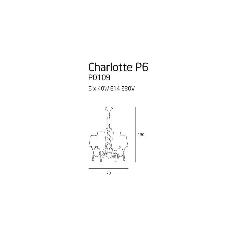Żyrandol Charlotte | Nowoczesny design | MaxLight