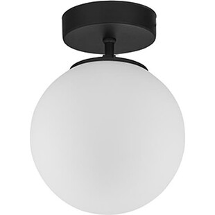Plafon szklana kula Celeste 16cm biało-czarny TK Lighting
