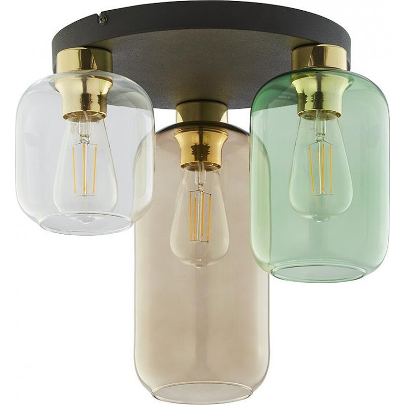 Plafon szklany Marco Green TK Lighting - Owalny, Multikolor | Kup online