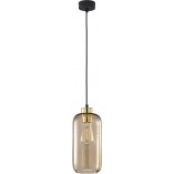 Lampa wisząca szklana Marco | TK Lighting - Brązowa, E27