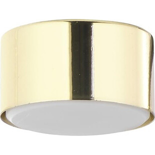 Plafon glamour Dallas LED 8cm czarno-złoty TK Lighting