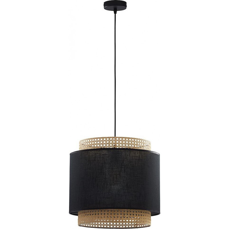 Lampa wisząca rattanowa Boho czarna TK Lighting | Eleganckie oświetlenie