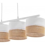 Lampa Wisząca Boho Linobianco | 4 Punkty, Biała - TK Lighting