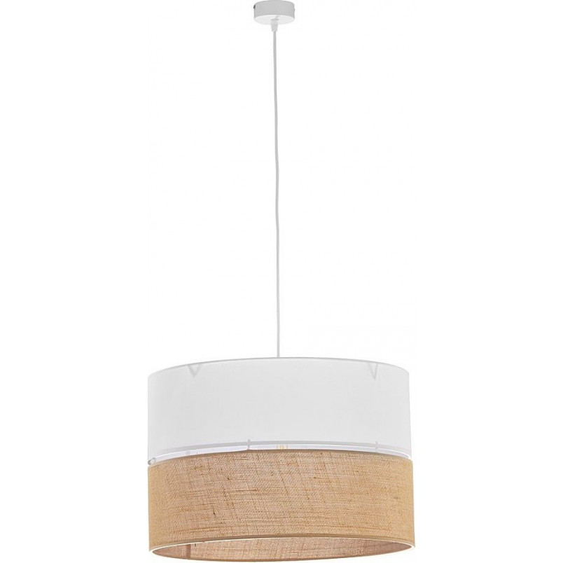 Lampa wisząca boho Linobianco | Biała, E27 | TK Lighting