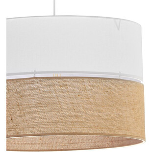 Lampa wisząca boho Linobianco | Biała, E27 | TK Lighting