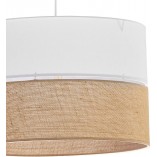 Lampa wisząca boho Linobianco | Biała, E27 | TK Lighting