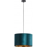Lampa wisząca welurowa Tercino zielona | TK Lighting